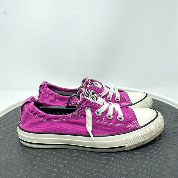 Converse Shoes - Converse Chuck Taylor Shoreline Low Top Womens 7 Sneakers Hot Pink Slip On Shoes